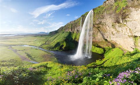 Tourism: Seljalandsfoss Waterfall