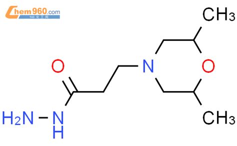 Dimethyl Morpholin Yl Propionic Acid Hydrazidecas