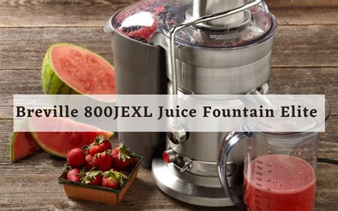 Breville 800jexl Juice Fountain Elite Review Chefs Resource