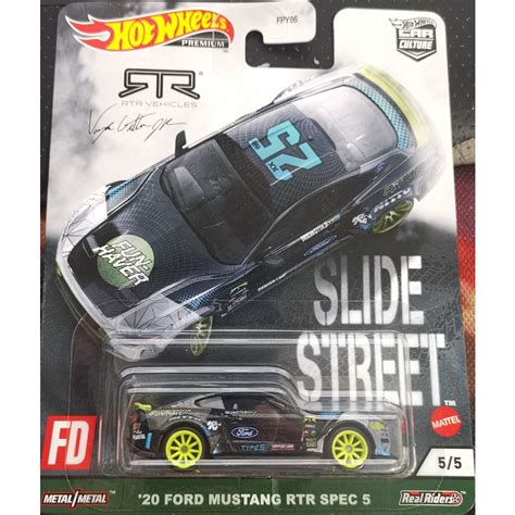 Limited Quantity Hotwheels Premium Car Culture Slide Street Ford