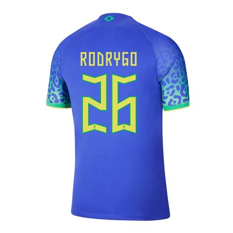 Brazil Rodrygo Away Jersey Goaljerseys