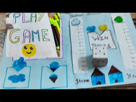 10 Paper Games In A Book DIY Cute Gaming Book How To Make Paper Gaming