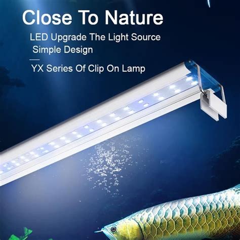 SALUTUYA Éclairage LED pour aquarium 15W LED Aquarium Éclairage