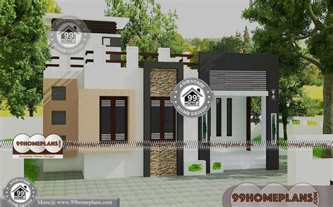 Box Type House Plan with Double Storied Modern Narrow Lot Latest Plans