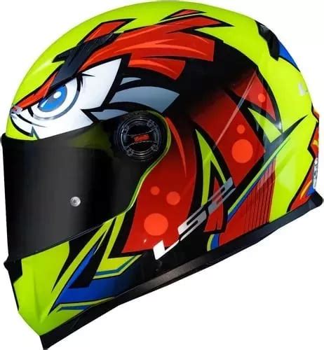 Capacete Ls2 Ff358 Starwar Amarelo Fluo Sharp 4 Estrelas Parcelamento