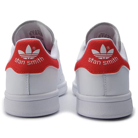 Schuhe Adidas Stan Smith J G Ftwwht Ftwwht Actred Eschuhe De