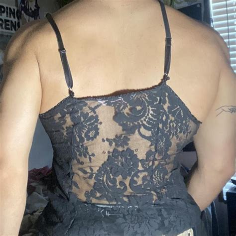 Vintage Victorias Secret Lingerie Sheer Top Womens Depop