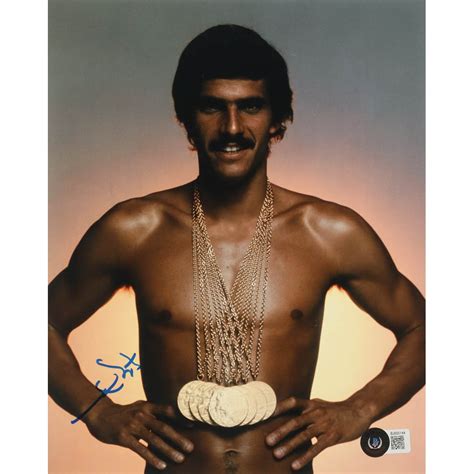 Mark Spitz Signed Team USA 8x10 Photo Beckett Pristine Auction