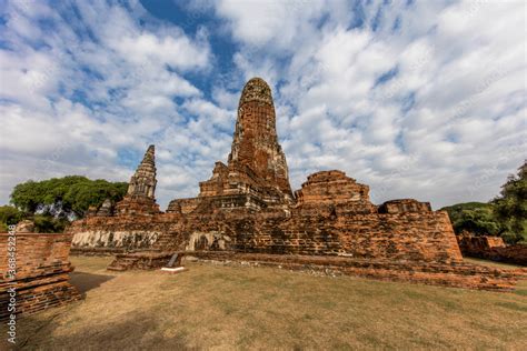 Landscape Ayutthaya Historical Park in Ayutthaya. The famous temples of ...