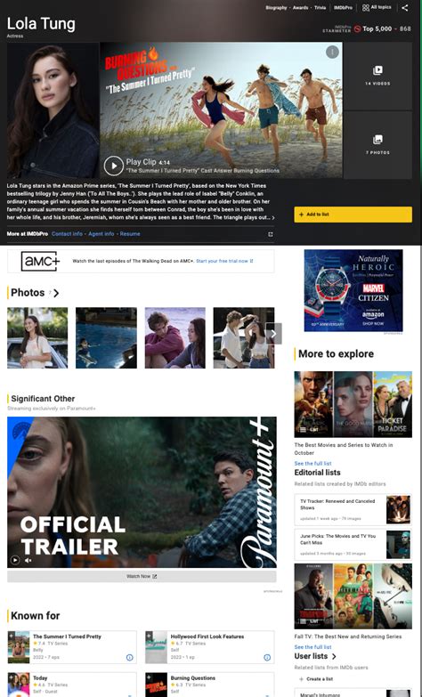 ‎imdb Name Page Redesign Imdb Community Forums