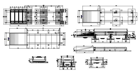 Truck Scale Plan And Section Detail Dwg File Truck Scales Cad Blocks