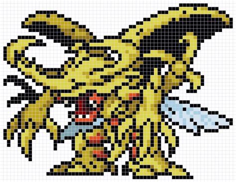 Herculeskabuterimon Sprite Patr N Dise O Hamabeads Digimon Adventure