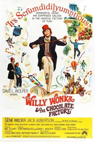 Willy Wonka And The Chocolate Factory Gene Wilder Center 1971