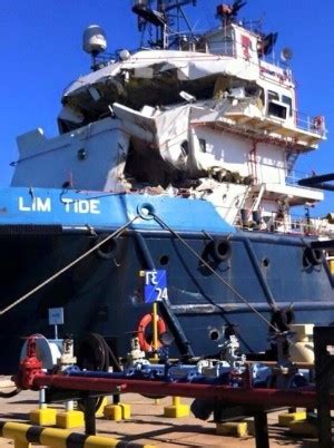 Tidewater Supply Vessel Heavily Damaged After Hitting Production Platform