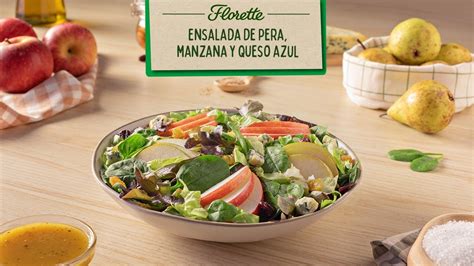 Ensalada Mezcla Tierna Con Pera Manzana Y Queso Azul I Recetas