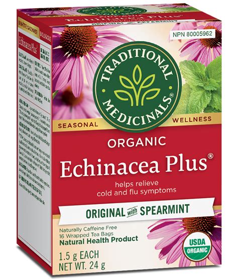 Organic Echinacea Plus® Tea Traditional Medicinals