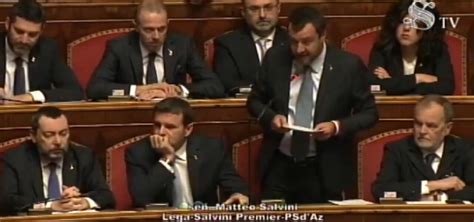 Matteo Salvini Discorso Senato Sul Voto Diciotti Video Amo La