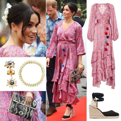 Royal Addicted On Instagram “duchess Of Sussex Style Dress Figue Shoes Castaner Clutch