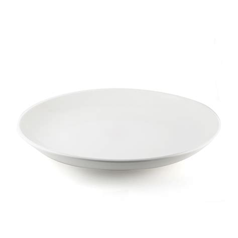 Porceletta Ivory Porcelain Ouzi Round Plate 45 Cm Jomla Ae