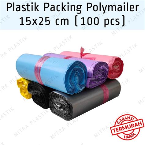 Jual Plastik Polymailer X Cm Isi Pcs Packing Online Shop Hitam