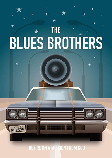 The Blues Brothers - Alternative Movie Poster Digital Art by Movie ...