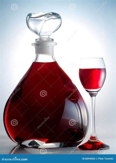 Decanter Filled with Liquor Stock Image - Image of vivid, filled: 8094583