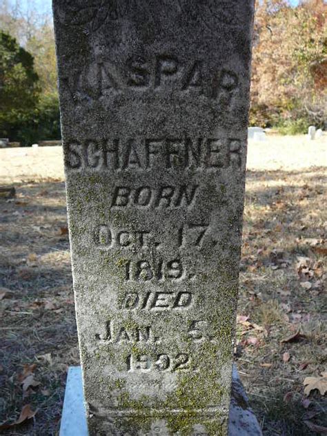 Kaspar Schaffner Find A Grave Memorial