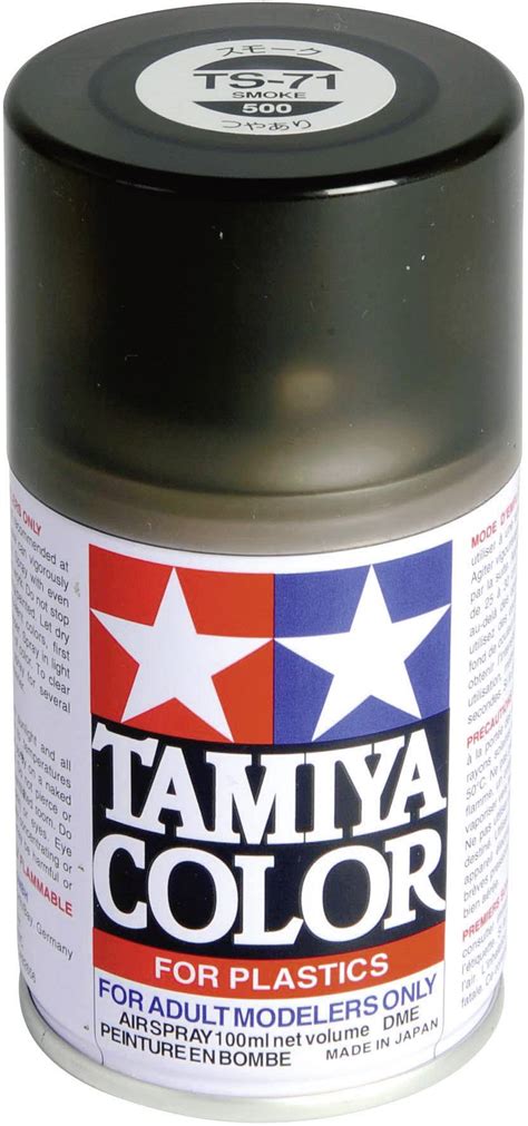 Tamiya Acrylic Paint Smoke TS 71 Spray Can 100 Ml Conrad