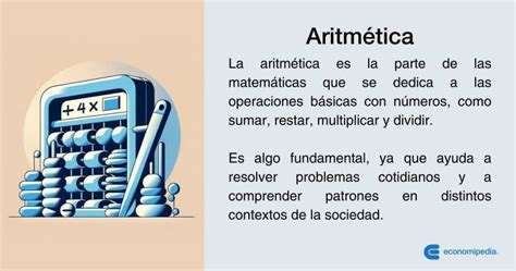 Aritm Tica Qu Es Y Tipos De Operaciones Economipedia