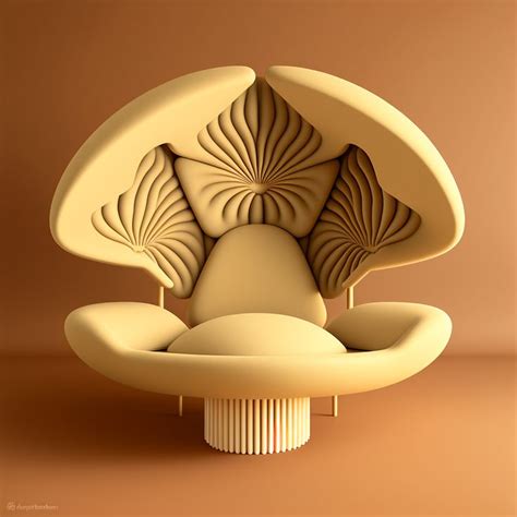 Seashell Armchair Unusual Furniture Interior Architecture Design