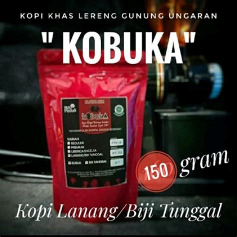 Jual Kopi Robusta Lanang Biji Tunggal Kopi Aroma Khas Lereng Gunung