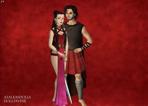 Aphrodite and Ares by dracarysVG on DeviantArt