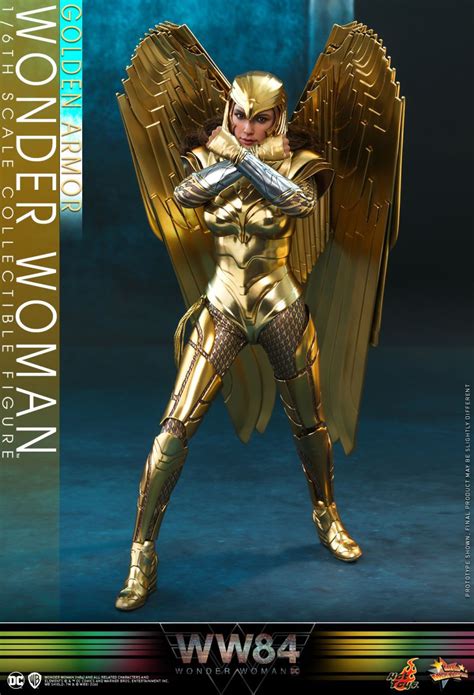 Action Figure Mulher Maravilha Armadura Dourada Wonder Woman Golden