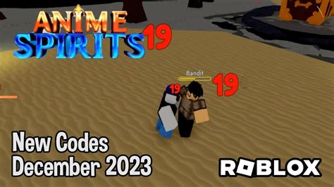 Roblox Anime Spirits New Codes December 2023 YouTube