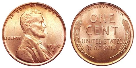 1950 D Lincoln Wheat Penny Coin Value Prices Photos Info