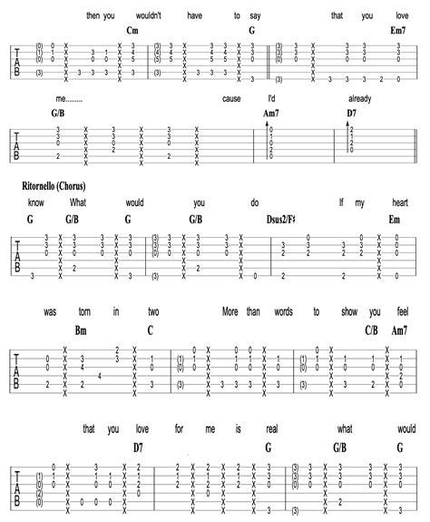 More Than Words Extreme Guitar TAB Chords Guitar Tabs