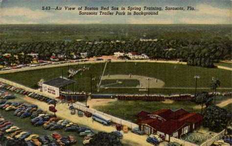 Air View of Boston Red Sox In Spring Training Sarasota, FL