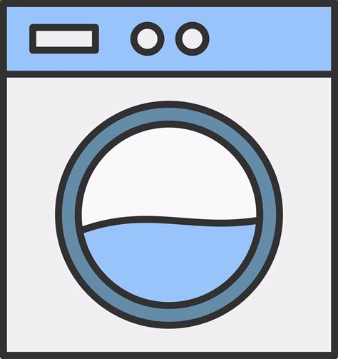 Laundry Machine Line Filled Light Icon Vector Art At Vecteezy