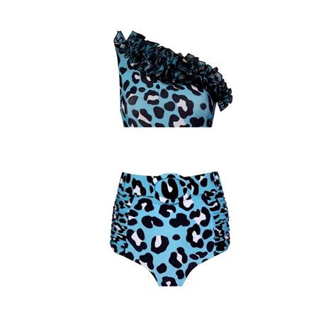 Alexis Blue Leo Bikini Set NUR KARAATA Wolf Badger