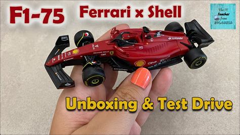 Ferrari X Shell Exclusive Car Collection 2023 Unboxing And Test Driving The F1 75 Formula 1 Car