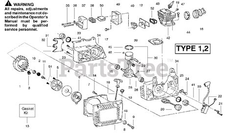 Poulan Pro Pp 330 Poulan Pro Chainsaw Type 2 Engine Type 1 2 Parts Lookup With Diagrams