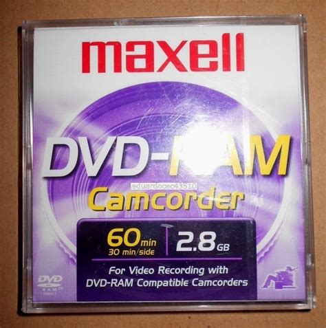 New Maxell Mini Dvd Ram Min Gb Camcorder Disc Hitachi Panasonic