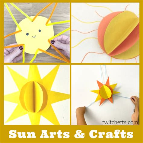 6 Easy Sun Crafts For Kids To Make - Twitchetts