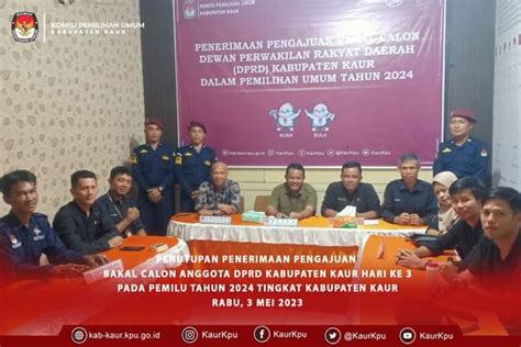 Nasdem Akan Menjadi Parpol Pertama Daftar Bakal Caleg Di Kpu Kaur