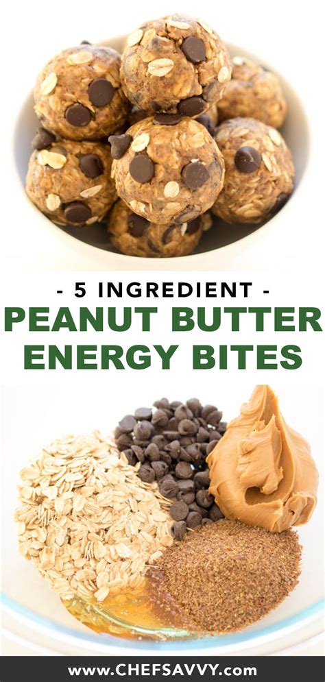 5 Ingredient Peanut Butter Energy Bites Artofit