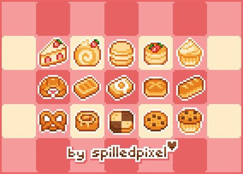 Who Wants Some Baked Goods Pixelart Pixel Pixelartist