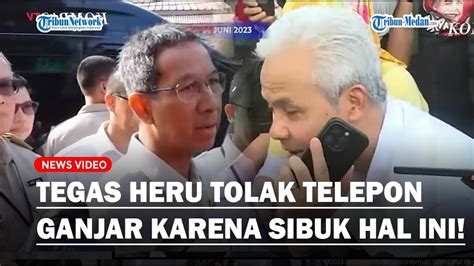 PJ Gubernur DKI Heru Budi Tegas Tolak Telepon Ganjar Pranowo Ternyata