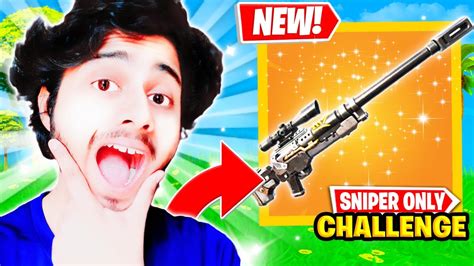 The Sniper Only Challenge In Fortnite Chapter Season Youtube