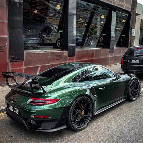 Porsche Gt Rs In Oak Green Metallic R Carporn