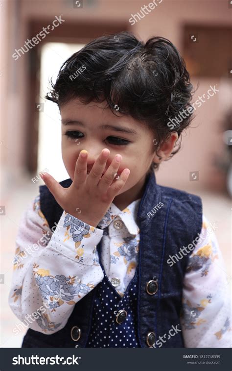 Cute Indian Boy Kid Giving Pose Stock Photo 1812748339 Shutterstock